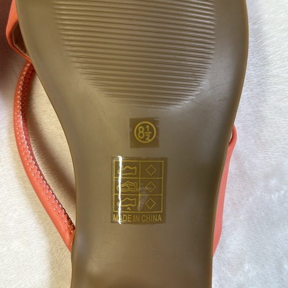 Journee Collection Mina Coral Sandals with Modern Square Toe- 8.5M - Picture 8 of 11